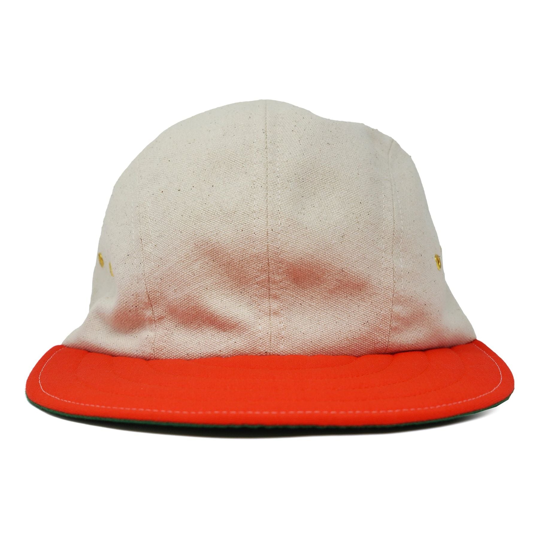 Long Bill Hat by M.I.T -Natural/Red