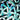 Blue Lug Triangle Bike Reflector (Sherbet)