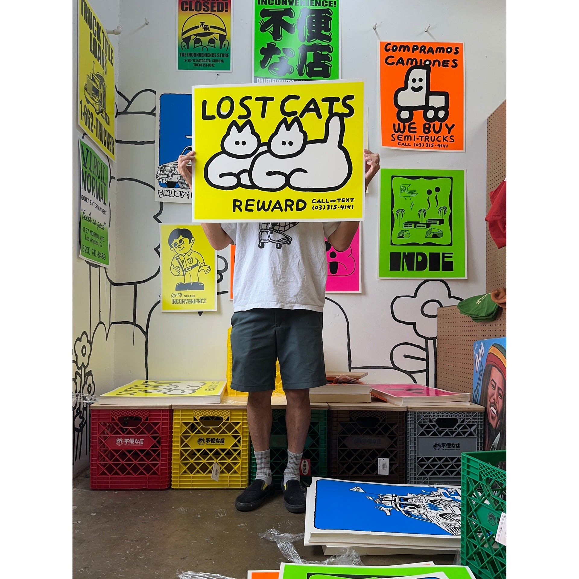 TIS Street Poster by Oitama Lost Cats