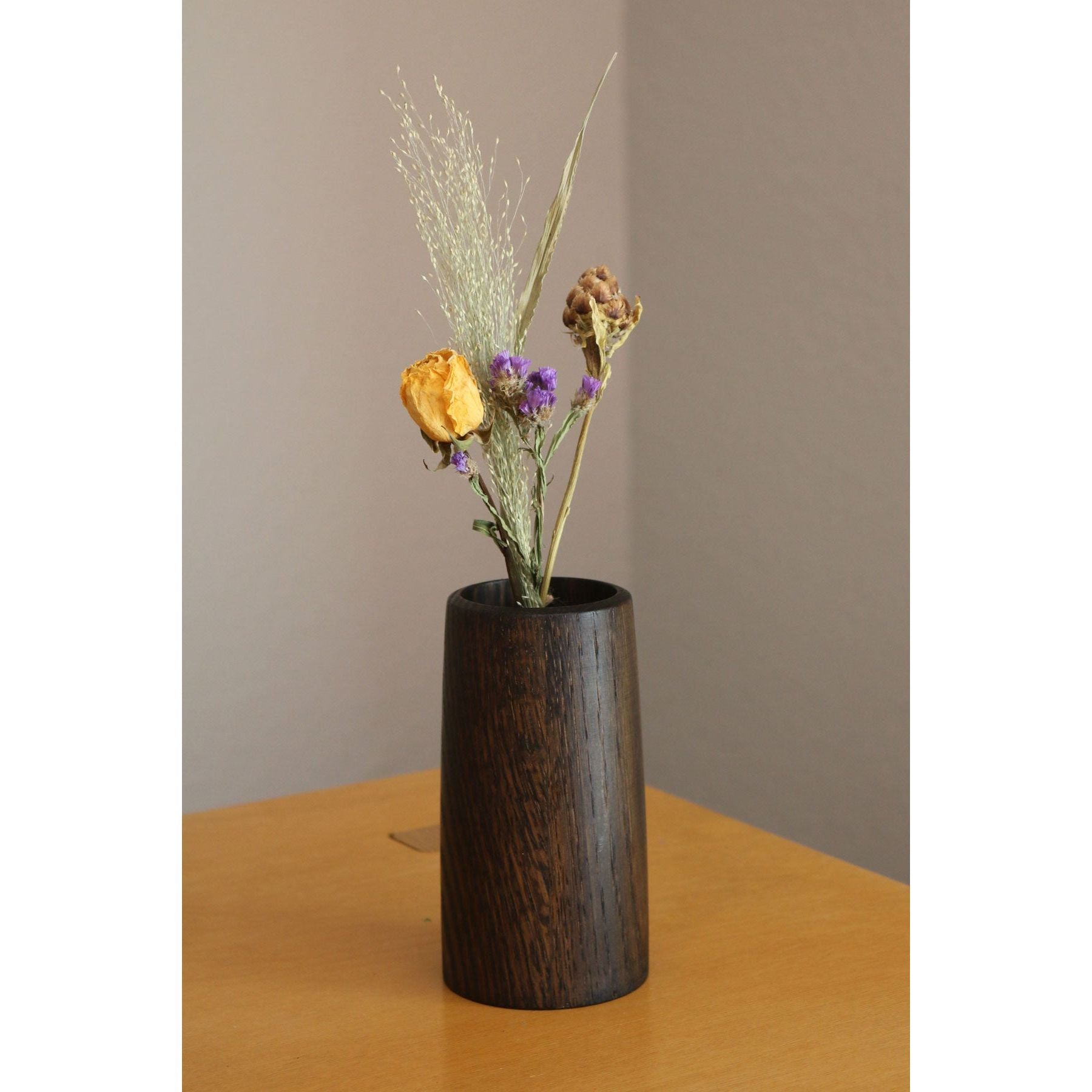 Ebonized Oak Bouquet Vase by koppa.wood