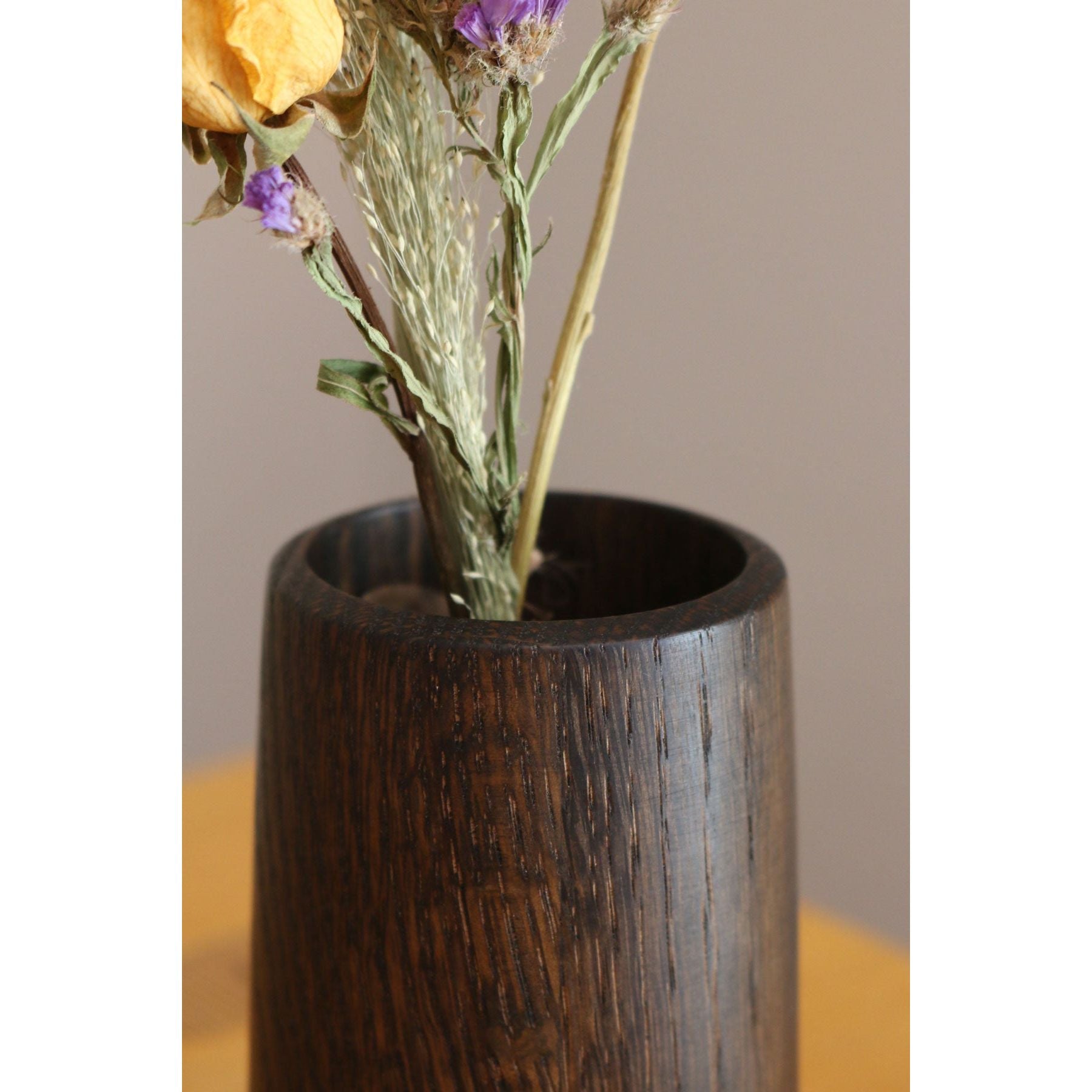 Ebonized Oak Bouquet Vase by koppa.wood