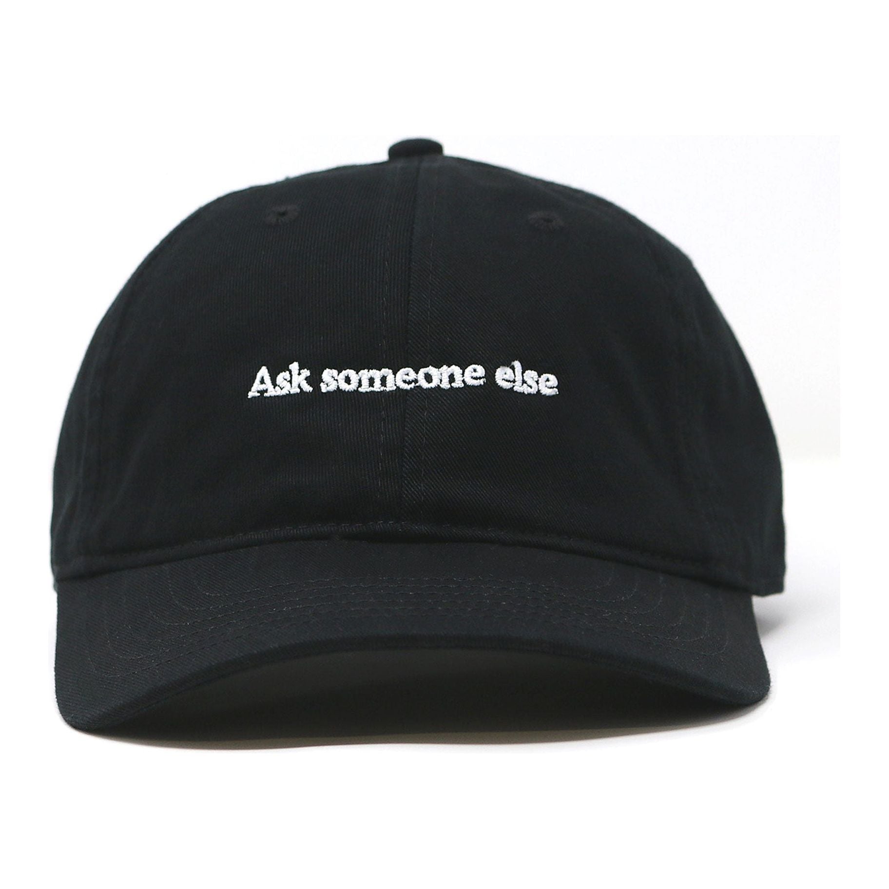 Ask someone else Hat - Black