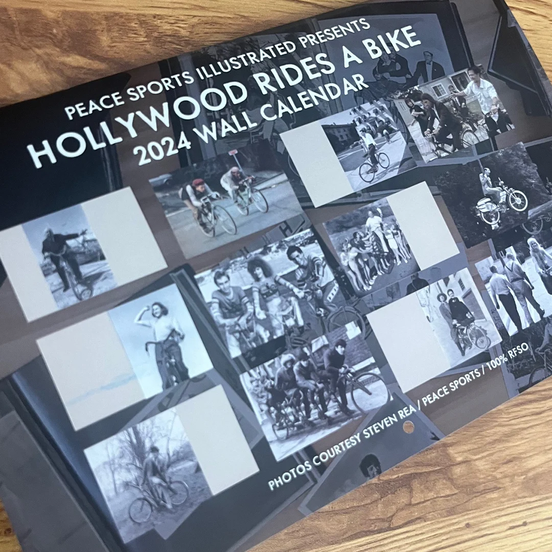 Bike Ride Calendar PSI 2024 WALL CALENDAR - HOLLYWOOD RIDES A BIKE – The Inconvenience Store