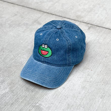 Load image into Gallery viewer, Oitama Frog cap -blue denim