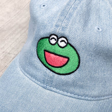 Load image into Gallery viewer, Oitama Frog cap - Denim Light Wash