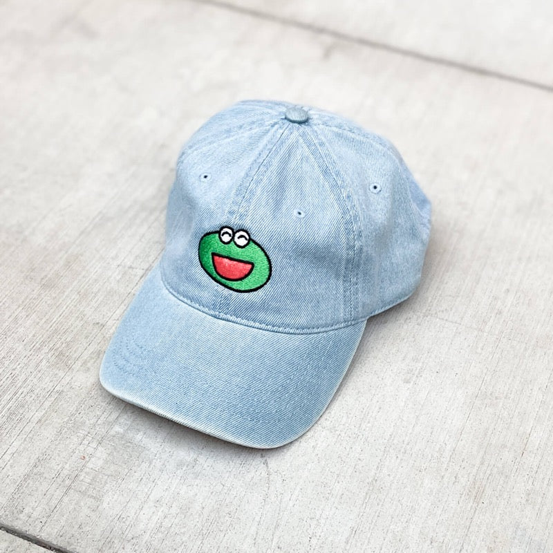 Oitama Frog cap - Denim Light Wash