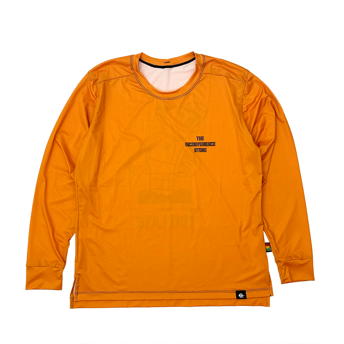 Team Too Late/The Inconvenience Store Virgil Tech Shirt Orange