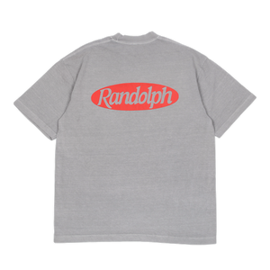 Randolph Ave Souvenir T-shirt Newspaper Gray
