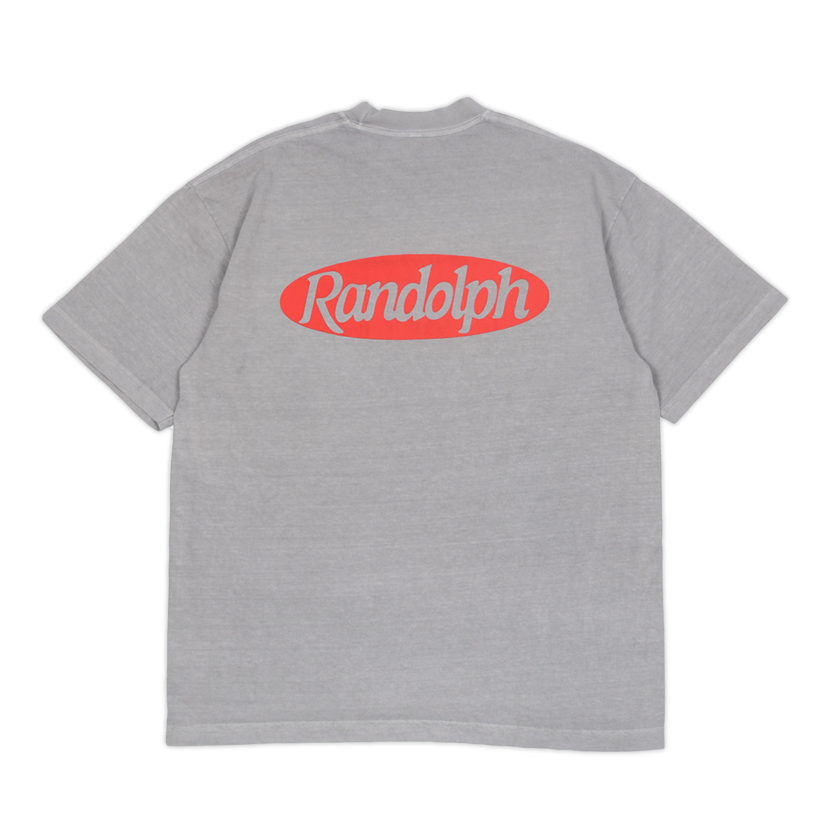 Randolph Ave Souvenir T-shirt Newspaper Gray