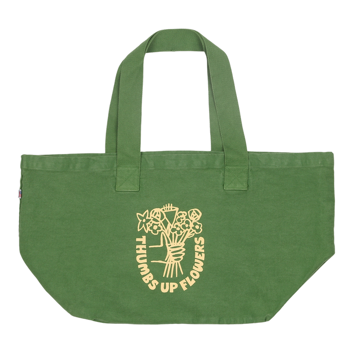 Thumbs Up Flowers Large Tote