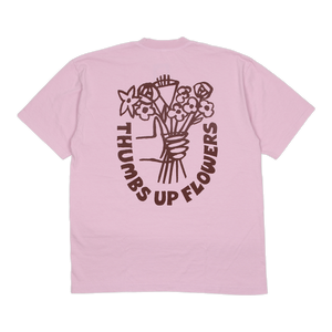 Thumbs Up Flowers T-shirt -Sakuramochi