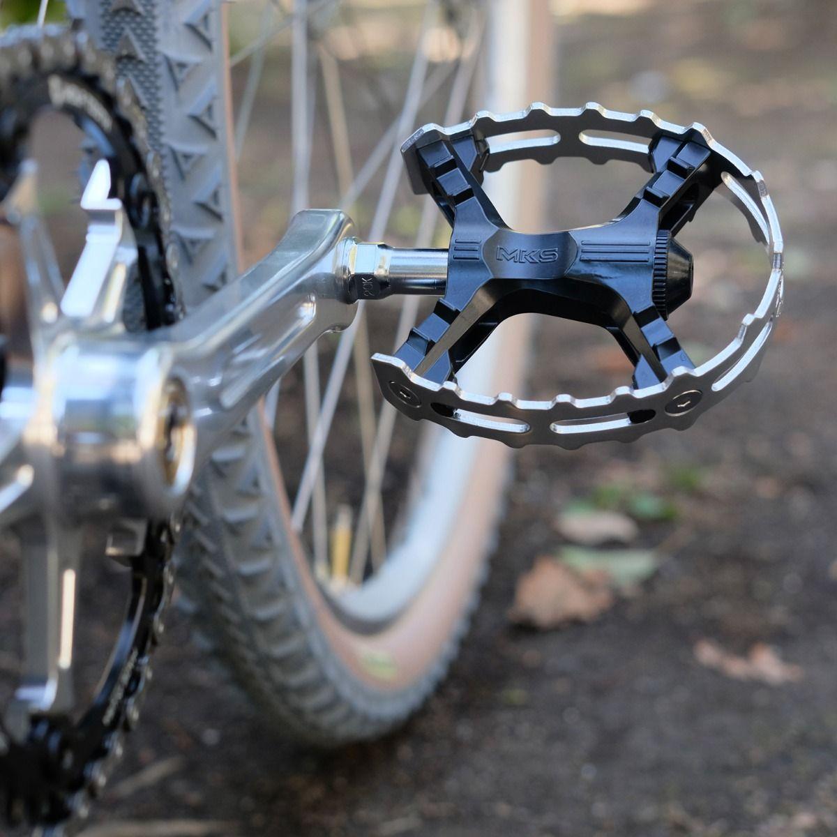 MKS XCIII Bear Trap Pedal Black/Silver The Inconvenience Store