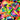Blue Lug Triangle Bike Reflector (tie dye)